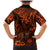 Hawaii King Kamehameha Family Matching Mermaid Dress and Hawaiian Shirt Polynesian Pattern Orange Version LT01 - Polynesian Pride