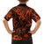 Hawaii King Kamehameha Hawaiian Shirt Polynesian Pattern Orange Version LT01 - Polynesian Pride