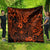 Hawaii King Kamehameha Quilt Polynesian Pattern Orange Version LT01 - Polynesian Pride