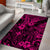 Hawaii King Kamehameha Area Rug Polynesian Pattern Pink Version LT01 - Polynesian Pride