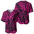 Hawaii King Kamehameha Baseball Jersey Polynesian Pattern Pink Version LT01 - Polynesian Pride