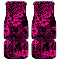 Hawaii King Kamehameha Car Mats Polynesian Pattern Pink Version LT01 Pink - Polynesian Pride