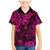 Hawaii King Kamehameha Family Matching Mermaid Dress and Hawaiian Shirt Polynesian Pattern Pink Version LT01 Son's Shirt Pink - Polynesian Pride