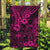 Hawaii King Kamehameha Garden Flag Polynesian Pattern Pink Version LT01 Garden Flag Pink - Polynesian Pride