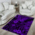 Hawaii King Kamehameha Area Rug Polynesian Pattern Purple Version LT01 - Polynesian Pride