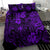 Hawaii King Kamehameha Bedding Set Polynesian Pattern Purple Version LT01 - Polynesian Pride