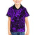 Hawaii King Kamehameha Family Matching Off Shoulder Short Dress and Hawaiian Shirt Polynesian Pattern Purple Version LT01 Son's Shirt Purple - Polynesian Pride