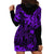 Hawaii King Kamehameha Hoodie Dress Polynesian Pattern Purple Version LT01 - Polynesian Pride