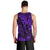 Hawaii King Kamehameha Men Tank Top Polynesian Pattern Purple Version LT01 - Polynesian Pride