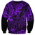 Hawaii King Kamehameha Sweatshirt Polynesian Pattern Purple Version LT01 Unisex Purple - Polynesian Pride