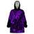 Hawaii King Kamehameha Wearable Blanket Hoodie Polynesian Pattern Purple Version LT01 One Size Purple - Polynesian Pride