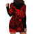 Hawaii King Kamehameha Hoodie Dress Polynesian Pattern Red Version LT01 - Polynesian Pride