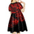 Hawaii King Kamehameha Kid Short Sleeve Dress Polynesian Pattern Red Version LT01 - Polynesian Pride