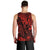 Hawaii King Kamehameha Men Tank Top Polynesian Pattern Red Version LT01 - Polynesian Pride