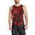 Hawaii King Kamehameha Men Tank Top Polynesian Pattern Red Version LT01 - Polynesian Pride