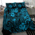 Hawaii King Kamehameha Bedding Set Polynesian Pattern Sky Blue Version LT01 - Polynesian Pride