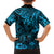 Hawaii King Kamehameha Family Matching Long Sleeve Bodycon Dress and Hawaiian Shirt Polynesian Pattern Sky Blue Version LT01 - Polynesian Pride