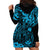 Hawaii King Kamehameha Hoodie Dress Polynesian Pattern Sky Blue Version LT01 - Polynesian Pride