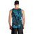 Hawaii King Kamehameha Men Tank Top Polynesian Pattern Sky Blue Version LT01 - Polynesian Pride