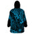 Hawaii King Kamehameha Wearable Blanket Hoodie Polynesian Pattern Sky Blue Version LT01 - Polynesian Pride