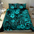 Hawaii King Kamehameha Bedding Set Polynesian Pattern Turquoise Version LT01 - Polynesian Pride