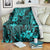 Hawaii King Kamehameha Blanket Polynesian Pattern Turquoise Version LT01 - Polynesian Pride