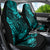 Hawaii King Kamehameha Car Seat Cover Polynesian Pattern Turquoise Version LT01 - Polynesian Pride