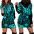 Hawaii King Kamehameha Hoodie Dress Polynesian Pattern Turquoise Version LT01 - Polynesian Pride