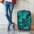 Hawaii King Kamehameha Luggage Cover Polynesian Pattern Turquoise Version LT01 - Polynesian Pride