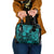 Hawaii King Kamehameha Shoulder Handbag Polynesian Pattern Turquoise Version LT01 One Size Turquoise - Polynesian Pride