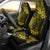 Hawaii King Kamehameha Car Seat Cover Polynesian Pattern Yellow Version LT01 - Polynesian Pride