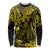 Hawaii King Kamehameha Long Sleeve Shirt Polynesian Pattern Yellow Version LT01 Unisex Yellow - Polynesian Pride