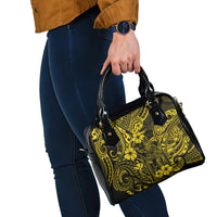 Hawaii King Kamehameha Shoulder Handbag Polynesian Pattern Yellow Version LT01 - Polynesian Pride