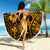 Hawaii Hula Girl Beach Blanket Polynesian Pattern Gold Version LT01 - Wonder Print Shop