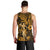 Hawaii Hula Girl Men Tank Top Polynesian Pattern Gold Version LT01 - Polynesian Pride