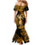 Hawaii Hula Girl Mermaid Dress Polynesian Pattern Gold Version LT01 - Polynesian Pride