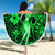 Hawaii Hula Girl Beach Blanket Polynesian Pattern Green Version LT01 - Wonder Print Shop