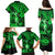 Hawaii Hula Girl Family Matching Puletasi Dress and Hawaiian Shirt Polynesian Pattern Green Version LT01 - Polynesian Pride