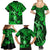 Hawaii Hula Girl Family Matching Summer Maxi Dress and Hawaiian Shirt Polynesian Pattern Green Version LT01 - Polynesian Pride