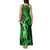 Hawaii Hula Girl Tank Maxi Dress Polynesian Pattern Green Version LT01 - Polynesian Pride