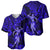 Hawaii Hula Girl Baseball Jersey Polynesian Pattern Navy Blue Version LT01 - Polynesian Pride