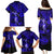 Hawaii Hula Girl Family Matching Puletasi Dress and Hawaiian Shirt Polynesian Pattern Navy Blue Version LT01 - Polynesian Pride