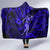 Hawaii Hula Girl Hooded Blanket Polynesian Pattern Navy Blue Version LT01 - Polynesian Pride