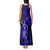 Hawaii Hula Girl Tank Maxi Dress Polynesian Pattern Navy Blue Version LT01 - Polynesian Pride