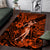 Hawaii Hula Girl Area Rug Polynesian Pattern Orange Version LT01 Orange - Polynesian Pride