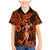 Hawaii Hula Girl Family Matching Mermaid Dress and Hawaiian Shirt Polynesian Pattern Orange Version LT01 Son's Shirt Orange - Polynesian Pride