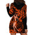 Hawaii Hula Girl Hoodie Dress Polynesian Pattern Orange Version LT01 - Polynesian Pride