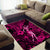 Hawaii Hula Girl Area Rug Polynesian Pattern Pink Version LT01 - Polynesian Pride