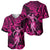 Hawaii Hula Girl Baseball Jersey Polynesian Pattern Pink Version LT01 - Polynesian Pride