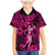 Hawaii Hula Girl Family Matching Mermaid Dress and Hawaiian Shirt Polynesian Pattern Pink Version LT01 Son's Shirt Pink - Polynesian Pride